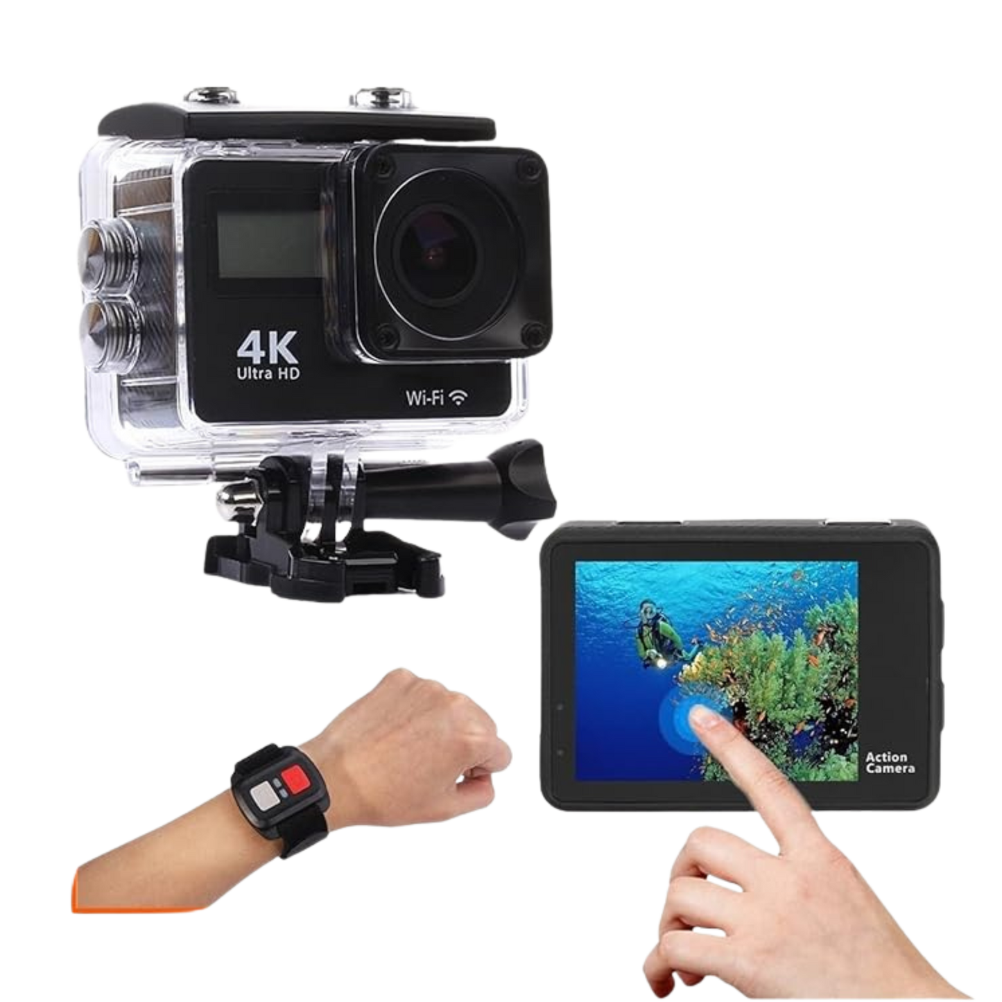 Kamerë Aksion 4K Ultra HD WiFi
